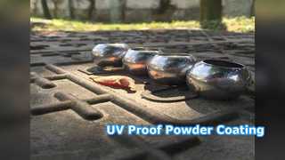 پوشش بیرونی مقاوم در برابر اشعه ماوراء بنفش پودری بادوام