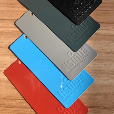 TGIC/TGIC Free Ral 9005 Black Epoxy Polyester Thermoset Powder Coating برای خواص محافظتی