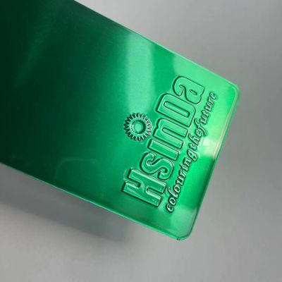 پوشش پودر سبز شیرین با اسپری الکترواستاتیک مقاوم در برابر اشعه UV و تمیز کردن آسان برای سطوح فلزی