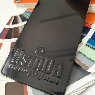 مقاومت شیمیایی Ral 9005 90-100٪ رنگ پودر سیاه درخشان پوشش الکترواستاتیک برای رنگ آمیزی