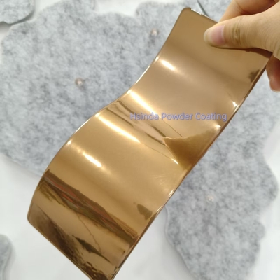 Hsinda Copper Brass Illusion Chrome Powder Coat Paint Bronze Electrostatic Polyester Powder Coating برای فلزات رنگ برنجی برقی استاتیک پلی استر پودری برای فلزات