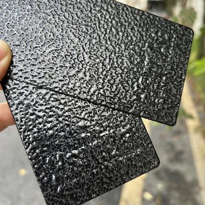 پوشش پودری سیاه نقره ای با بافت چکش برای کاربردهای اسپری الکترواستاتیک در رنگ سفارشی، مقاوم به خوردگی و مقاوم به UV
