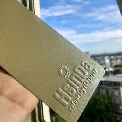 پوشش پودری اپوکسی پلی استر با اثر فلزی برای درب